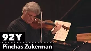 Pinchas Zukerman plays Josef Suk's Piece for Violin and Piano, Op. 17, No. 3