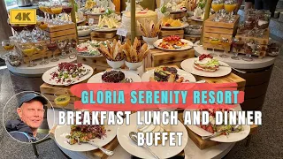 Gloria Serenity Resort - Breakfast, Lunch and Dinner – the full buffets! - [4K] 🇹🇷