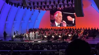 Andrea and Matteo Bocelli - Perfect - Hollywood Bowl 2022