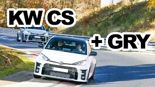 Toyota GR Yaris on the Nurburgring with a KW Clubsport Suspension