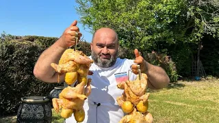 Курица с Картошкой в Тандыре. Арбуз и Сыр Брынза