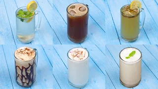 ६ झटपट और आसान Summer Drinks | 6 Instant Summer Drinks Recipe | Summer Recipes | Kabitaskitchen