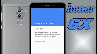 Huawei Honor 6X Bypass Google Account Android 7 BLN L21
