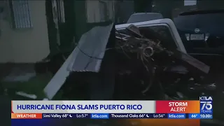 Hurricane Fiona makes landfall in southwest Puerto Rico, could bring ‘catastrophic flooding’