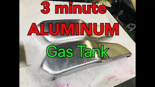 3 Minute Aluminum Motorcycle Gas Tank Metal Shaping