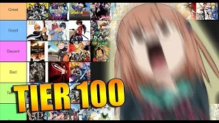 HAGO EL TIER DE LOS "100 MEJORES ANIMES DE LA HISTORIA"