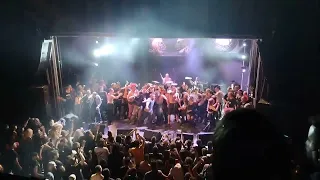 The Exploited - Crowd on the stage - Athens - 13/4/2023