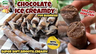 Tips sa paggawa ng SMOOTH CREAMY NA ICE CANDY | Chocolate Ice Cream Candy Patok Na Summer Negosyo