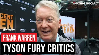 Frank Warren GOES OFF On "Disgraceful" Tyson Fury Critics, Responds To Carl Froch Video