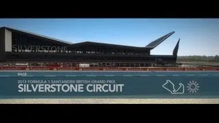 F1 2012, Career, Silverstone 25% race, Williams, legend ai, no assists, no setup.