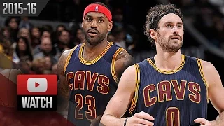 LeBron James & Kevin Love Full Highlights vs Hawks (2015.11.21) - 44 Pts, 22 Reb, 10 Ast