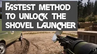 Far Cry 5 Shovel Launcher and Jacob's Hunter Outfit Unlock (Plus Weapon Gameplay)
