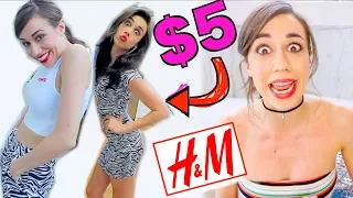 I ONLY WORE $5 OUTFITS FROM H&M FOR A WEEK!