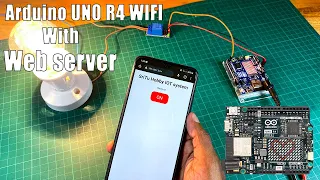 How to use the Arduino UNO R4 WIFI board step by step | Arduino UNO R4 WIFI with web server