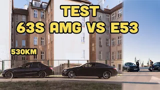 MERCEDES E53 VS C63 S AMG ! *wyścig + porównanie *