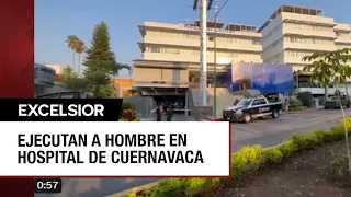 Comando irrumpe a hospital de Cuernavaca y acribilla a paciente