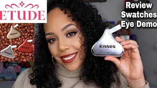 Etude House Hershey's Kisses Palette Review Swatches & Eye Demo | Is it PIGMENTED?