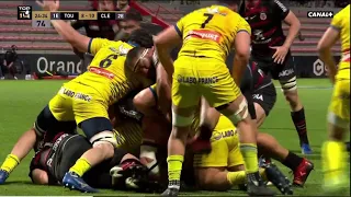 TOP 14 : Toulouse vs Clermont - L'essai d'Emmanuel Meafou