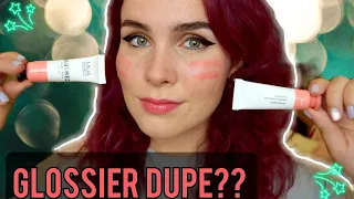 Glossier Cloud Paint vs MUA Liquid Blush