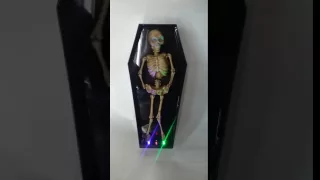 скелет в гробу