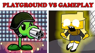 FNF Character Test | Gameplay VS Playground | Peashooter | Meri | Plants vs. Rappers