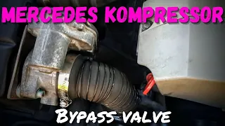 Mercedes Benz 200 230 Kompressor Bypass valve/ BOV