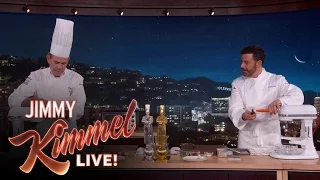 Chef Thomas Keller & Jimmy Kimmel Make Award Winning Dish