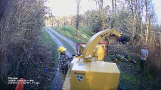 Backup-cam Chipper Time-lapse