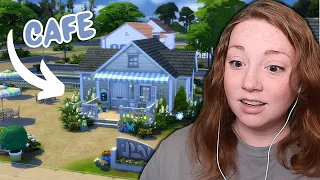 I built a café in Willow Creek ☕ Sims 4 Let's Build