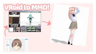 VROID to MMD! how I made my MMD dance video!!!