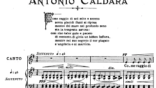 Antonio Caldara - Come Raggio Di Sol - Piano only Em