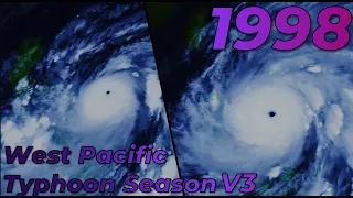 1998 Pacific Typhoon Season Animation V3