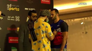 🇷🇺 Боец ММА драка на взвешивании. 🇬🇧 MMA fight on weigh-in.