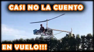 HELICÓPTERO EXPERIMENTAL vuelo bautismo motor HONDA FIT