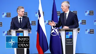 NATO Secretary General with the Prime Minister of Slovenia 🇸🇮 Robert Golob, 21 MAR 2024