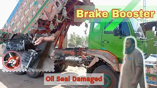 Volvo Dump Truck Brake Booster Repair || Truck Servo Repaired