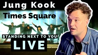 Jung Kook - Times Square LIVE - Former Boyband Member Reaction
