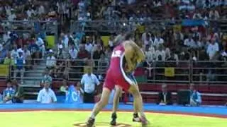 Wrestling-GR 60 kg Semfinal Vitali Rahimov (AZE) vs Armen Nazarian(BUL)-Beijing 2008 Olympics