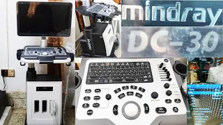 Mindray DC 30 Full HD Ultrasonoghraphy Machine introduction tutorial for complete Beginners