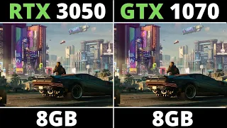 RTX 3050 VS GTX 1070 - BENCHMARK TEST IN 11 GAMES