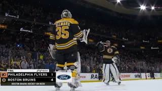 The Boston Bruins Goalie Celly Is Back After Win