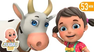 Meri Gaiya aati hai | Hindi poems - Cow Song |  Hindi rhymes for children by Jugnu Kids