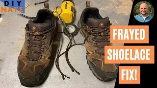 Quick Fix for Frayed Shoelace Ends!