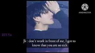 BTS Reaction - When y/n is sick and still cleaning the house after an argument