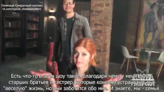 Shadowhunters Behind the Scenes "The Cast" (Rus Sub)