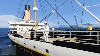 Jadi Nakhoda Kapal Titanic Terbesar Di Dunia! GTA 5 Mod Indonesia