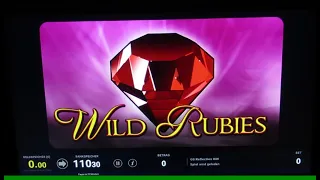 Bally Wulff WILD RUBIES Risikospiel auf 80 Cent! Zocken um den Geldgewinn! Tr5 Spielothek