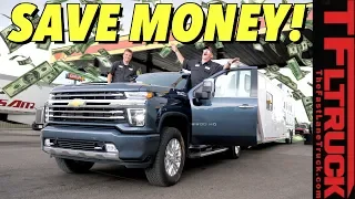 Here's How to Save Big When Towing with a New 2020 Chevy Silverado HD Diesel!