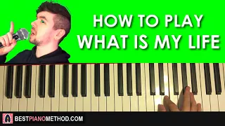 HOW TO PLAY - WHAT IS MY LIFE - Jacksepticeye Songify Remix by Schmoyoho (Piano Tutorial Lesson)