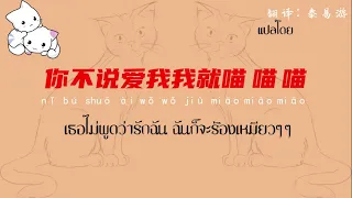 เพลงจีนแปลไทย 学猫叫 xué māo jiào  (动态歌词+拼音+泰语翻译ซับไทย+พินอิน+Pin yin &Thai Sub）